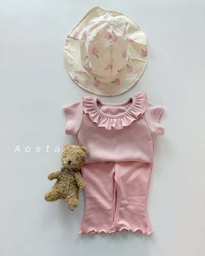AOSTA03｜(6m-5y) 4色木耳邊果凍褲18