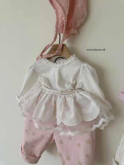 Bloom.b06｜(0m-7y) 春日蕾絲花邊領上衣8