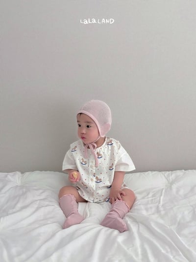 lala land19｜(3m-18m) 2色滿版小木馬短褲13