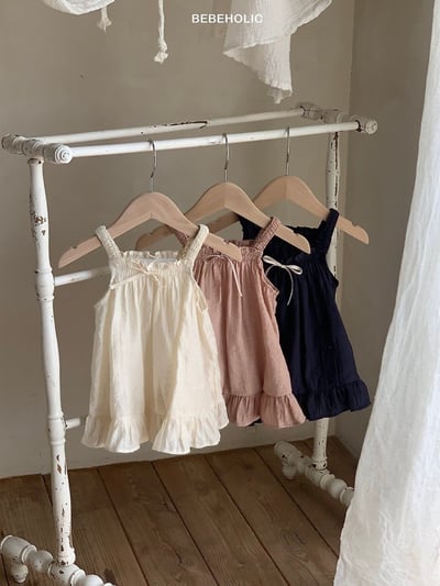 Bebe holic31｜(3m-18m) 蝴蝶結連身裙1
