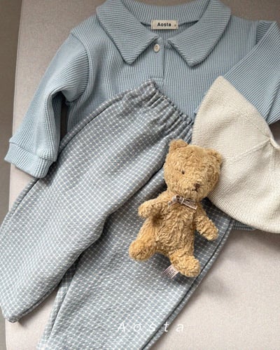 AOSTA41｜(6m-5y) 印花直筒長褲17