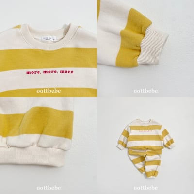 Oottbebe58｜(1y-7y)   條紋拼色套裝9