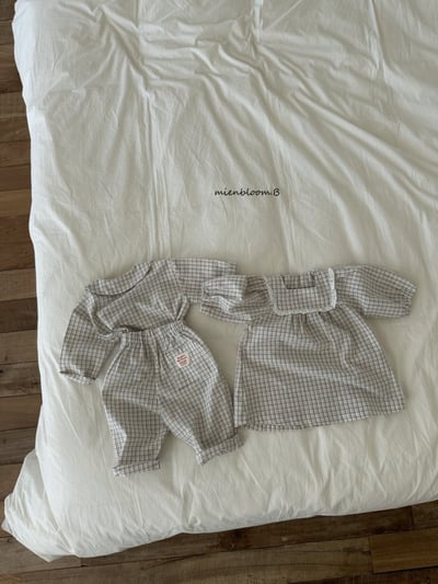 Bloom.b25｜(0m-7y) 經典格紋直筒褲6