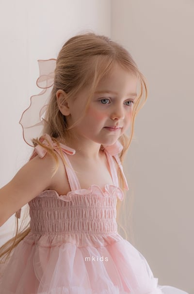 M-KIDS07｜(65-115cm) 浪漫綁帶洋裝10