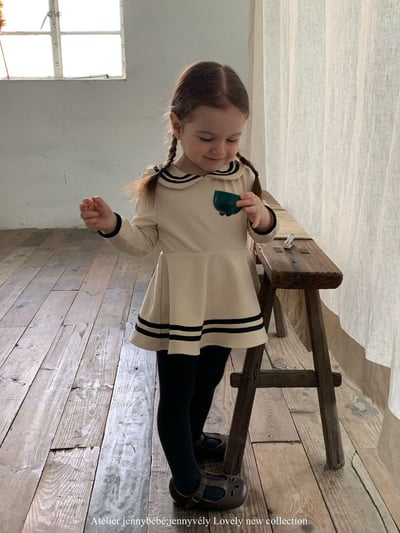 JE568｜(66-90cm) 水手領包屁衣18