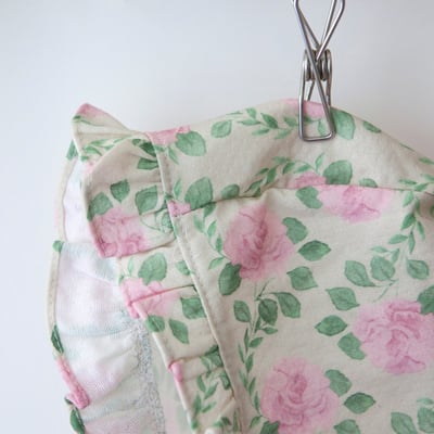 LEMONADE25｜(55cm-85cm) 2色玫瑰碎花包屁衣含帽子12