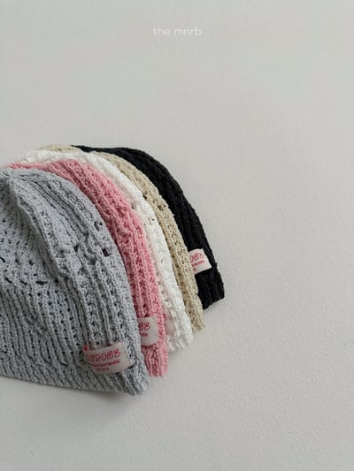 MiniRobe16｜(70-110) 鏤空針織帽9