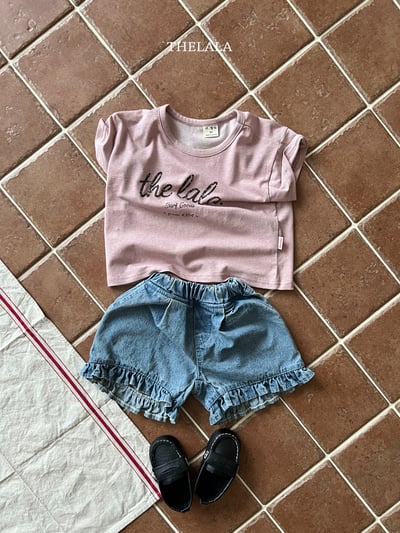 thelala17｜ (70-115) 荷葉邊牛仔短褲10