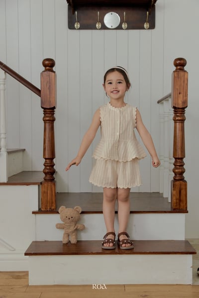 ROA02｜(6m-18m) 2色蕾絲波浪邊套裝19