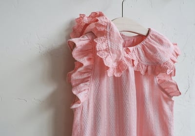 FLO31｜(75-140) 荷葉領蛋糕洋裝24