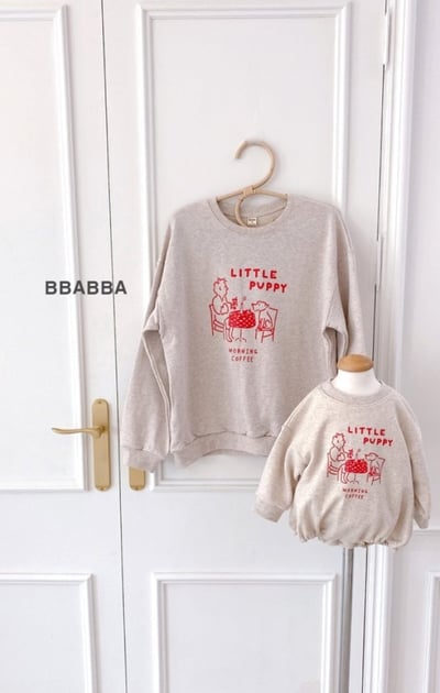 BBABBA06｜(60cm-83cm-mom) 2色韓系印花包屁衣/休閒上衣8