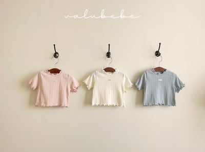 Valubebe 56｜(65-90cm) 木耳邊小標上衣1