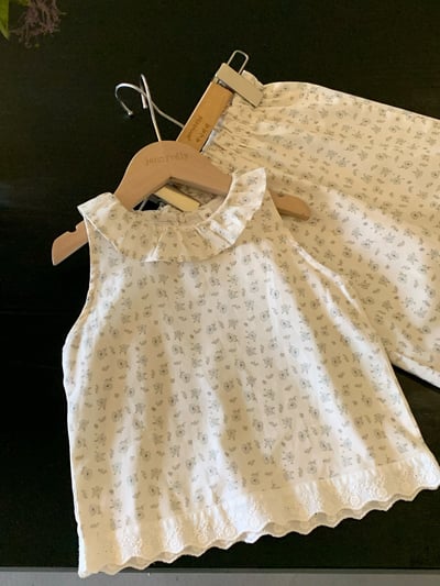 JE44｜(73-120cm) 碎花荷葉背心長褲套裝19