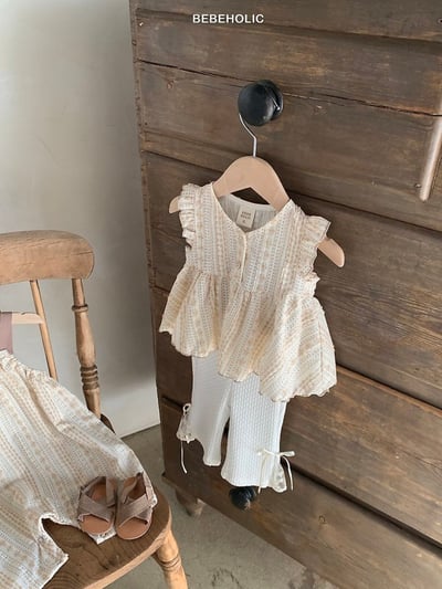 Bebe holic34｜(3m-18m) 花紋娃娃裝上衣12