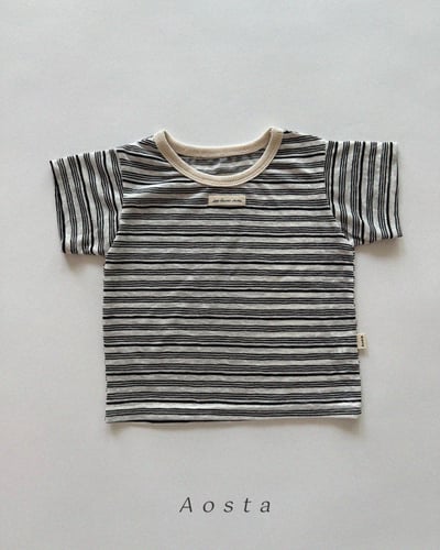 AOSTA19｜(6m-5y) 4款拼色條紋上衣23