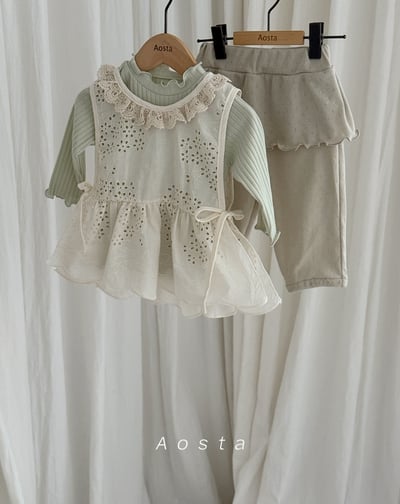 AOSTA29｜(6m-5y) 捲邊裙襬長褲22