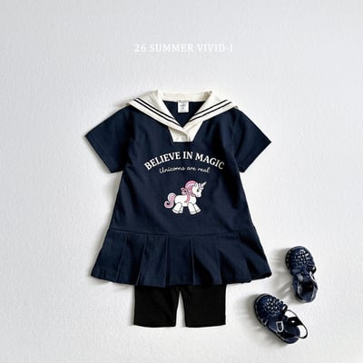 vivid30｜(78cm-125cm) 3款彩虹小馬水手連身裙12