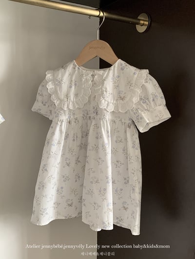 JE18｜(66-120cm) 碎花翻領包屁衣/洋裝17