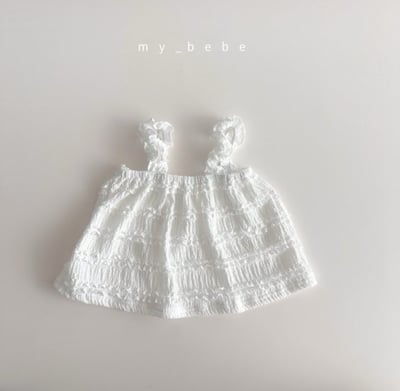 my_bebe34｜(80-120cm) 荷葉邊無袖上衣10