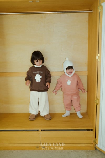 lala land66｜(75cm-120cm) 3色小雪熊刷毛休閒上衣15