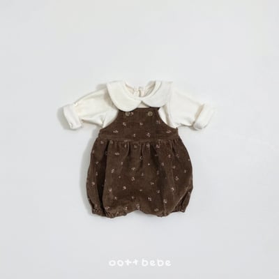 Oottbebe01｜(0m-12m) 絲絨圓領上衣13
