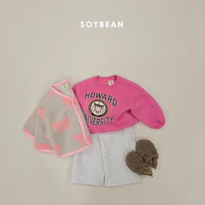 Soybean59｜(75cm-118cm) 按扣直筒棉褲11