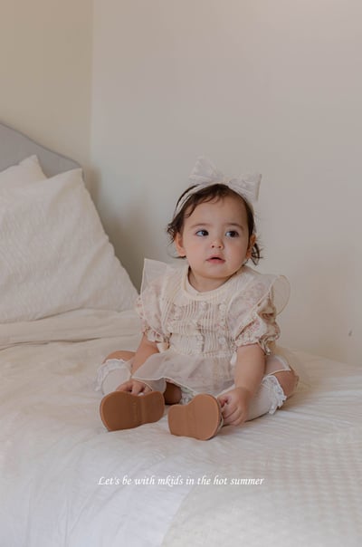 M-KIDS50｜(65-115cm) 蕾絲薄紗背心11