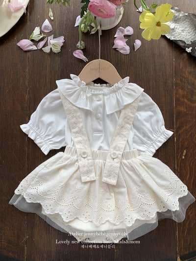 JE19｜(73-120cm) 花邊襯衫/吊帶包屁裙10