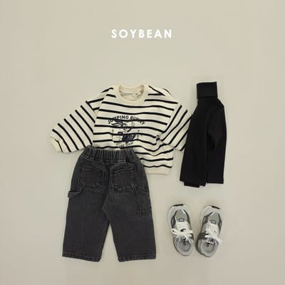 Soybean66｜(75cm-118cm) 工作風牛仔褲13