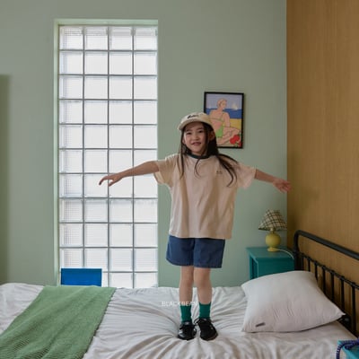 BEAN32｜(84-120cm)  領口拼色上衣12