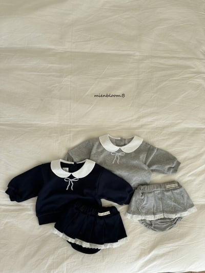 Bloom.b30｜(0m-7y) 圓領蝴蝶結休閒上衣2