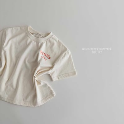 Melikey01｜(75-125cm) 韓風水果印花上衣9