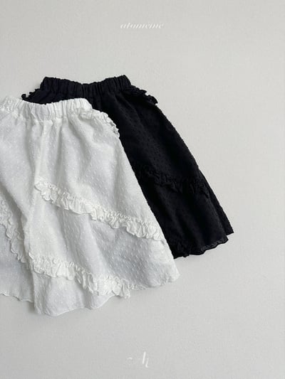 Atomeme31｜(70-110) 花邊摺邊長裙3