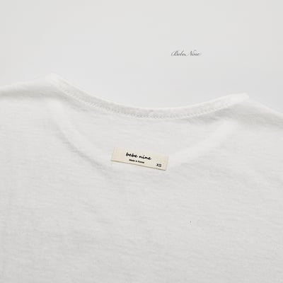 bebe nine30  (65cm-115cm) 3色簡約素色上衣10