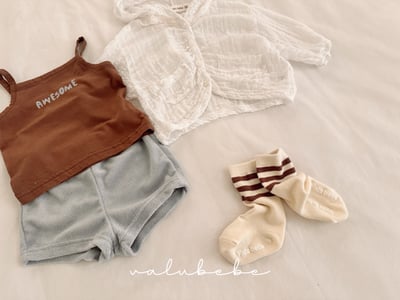 Valubebe 22｜(65-90cm) 簡約毛圈短褲10