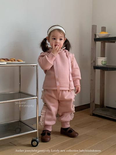 JE 407｜(73-110cm)  休閒荷葉邊套裝7