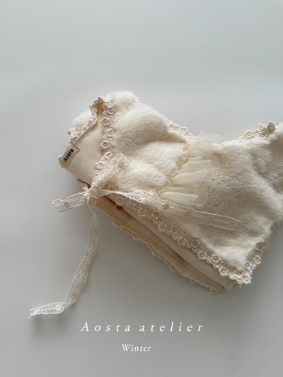 AOSTA35｜(6m-5y) 蕾絲刷毛背心4