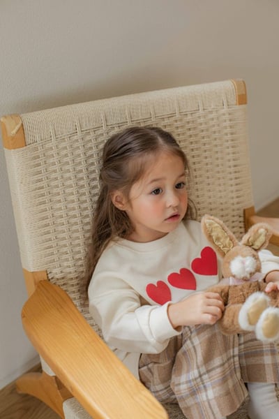 M-KIDS38｜(65-115cm) 2色磨毛格紋直筒褲14