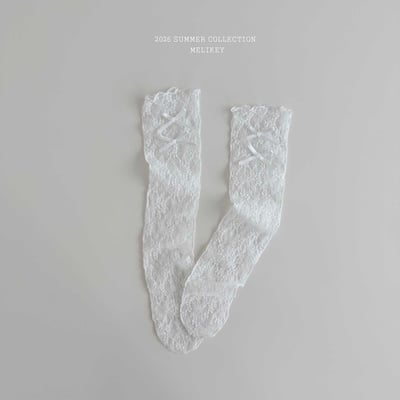 Melikey05｜(75-125cm) 蕾絲無根長襪6