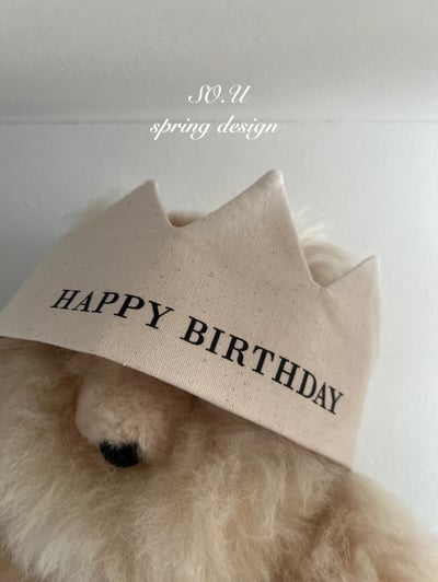 SO.U01｜(free) 皇冠生日帽10
