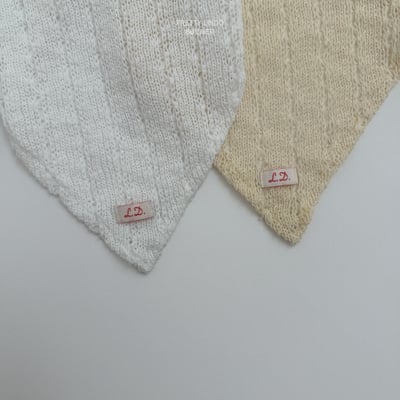 Lindo06｜(80-125) 針織三角頭巾2