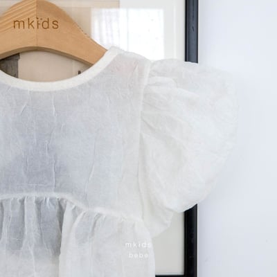 M-KIDS34｜(65-80cm) 玫瑰緞帶包屁衣14