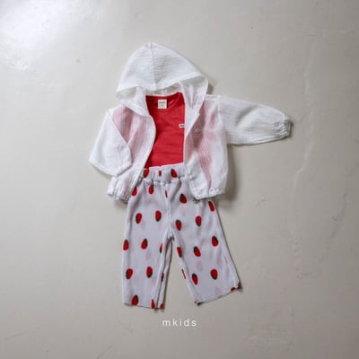 M-KIDS03｜(65-115cm) 印花輕便長褲5