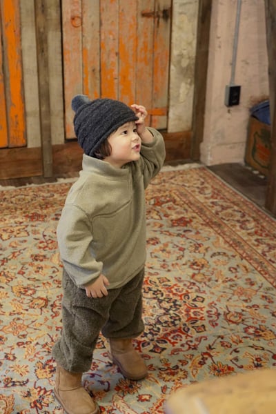 onu 41｜(70cm-115cm) 抓絨中領上衣21