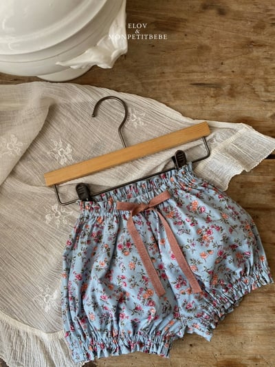 Mon petit20｜(73-118cm) 碎花抽繩短褲11