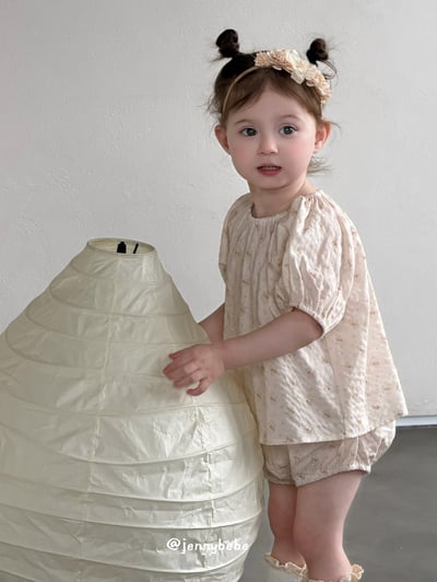 JE722｜(73-100cm) 小碎花套裝11