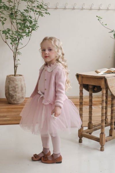 FLO19｜(75-135cm) 3色夢幻薄紗內搭褲裙15