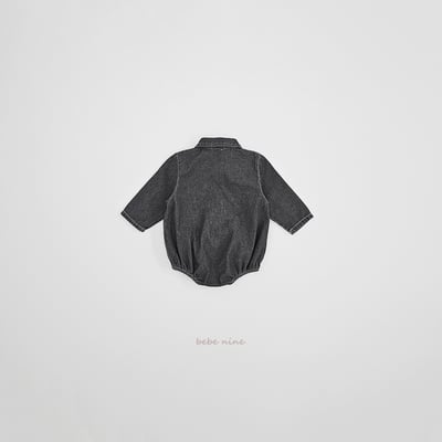 bebe nine03 (65-90) 2色牛仔包屁衣12