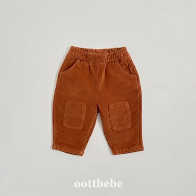 Oottbebe70｜(1y-7y)   燈芯絨補丁造型褲8