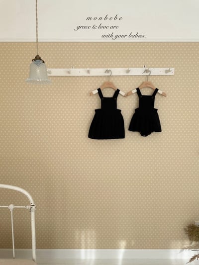 MONBEBE13｜(1y-6y) 吊帶百褶裙11